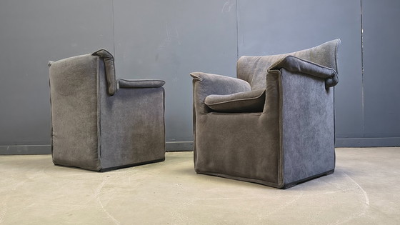 Image 1 of Lauriana fauteuils van Afra en Tobia Scarpa voor B&B Italia, jaren 70.