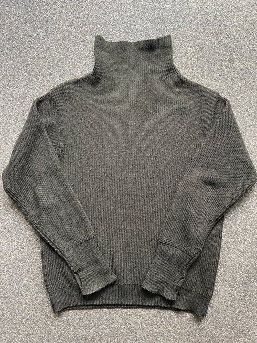 Pull à col roulé bleu marine Andersen-Andersen / Taupe / Article haut de gamme