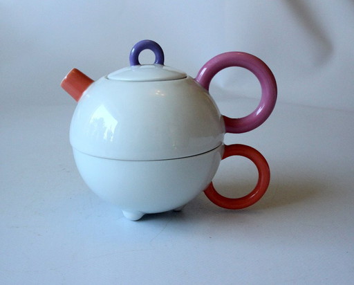 Teapot Arzberg - Fantasia - Porcelain - designed by Matteo Thun - "Tea for One"