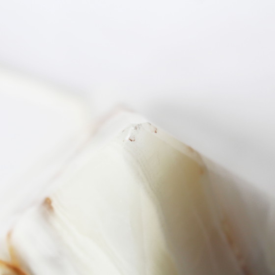 Image 1 of Vintage onyx piramide lamp