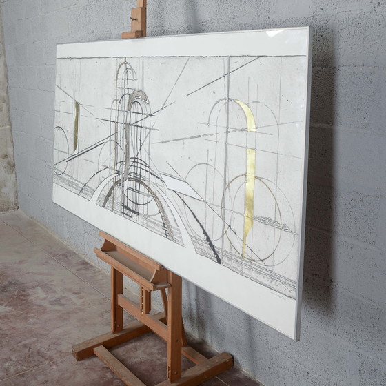 Obra de arte en la técnica de Walter Valentini – Pinturas y dibujos, Metal (photo 5 of 12)