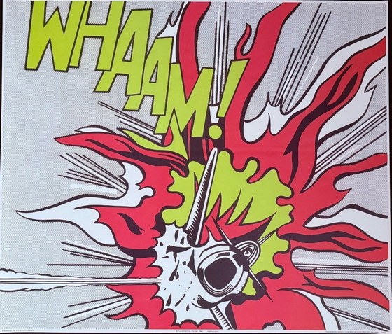 Image 1 of Roy Lichtenstein: Diptychon "Whaam, I Pressed the Fire Control, 1963"