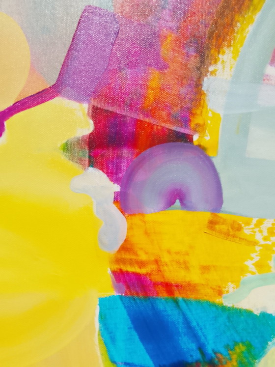 Image 1 of Acrylic painting #rainbowXL 100x150cm