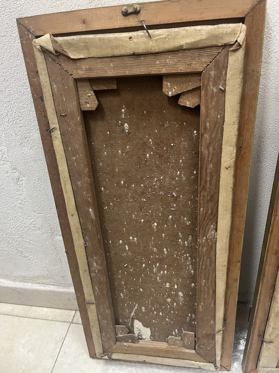 Image 1 of Oil Paintings on Canvas - "Monks in the Cellar" 1909