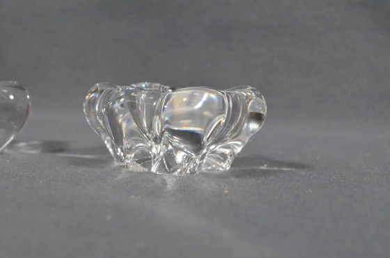 Daum, Francia, fine XX secolo - Coppia di saliere in cristallo Daum firmate – Accessori da tavola, Crystal (photo 3 of 12)