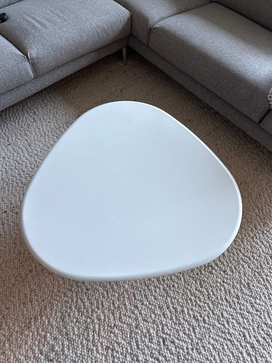 Mesa de centro Pode, blanca, Mesas de centro, MDF, Metal, Blanco, Modern (foto 5 de 5)