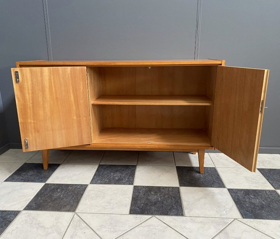 Image 1 of Wood sideboard 1960s 4 drawers and 2 doors