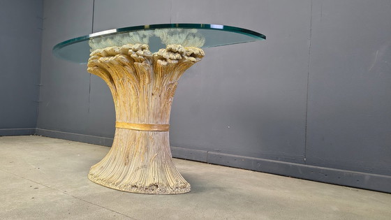 Image 1 of Consola con forma de gavilla de trigo, de Franco Chelini, década de 1970.