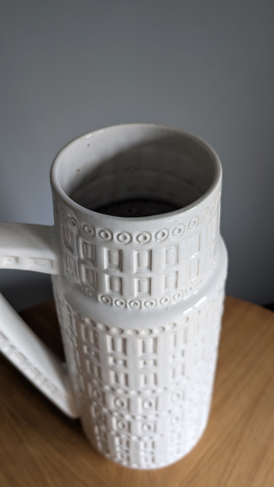 Image 1 of White West Germany floor vase 45 cm in perfect condition