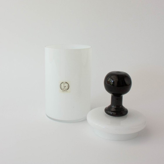Vintage IVIMA White Opaline Glass Set from 1940s Marinha Grande, Decorative Objects (photo 7 of 18)