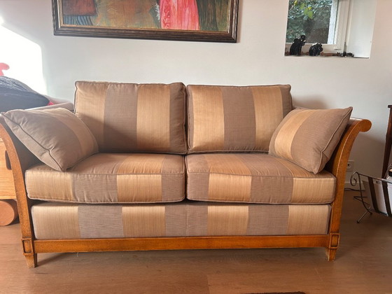 Paire de Canapés Roche Bobois Les Nouveaux Classiques (2 Places & 2,5 Places) – Canapés 2 places, Wood (photo 3 of 5)