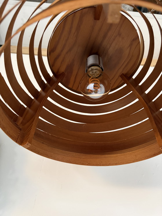 Image 1 of Lampada a sospensione vintage a stecche, Hans Agne Jakobsson anni '60