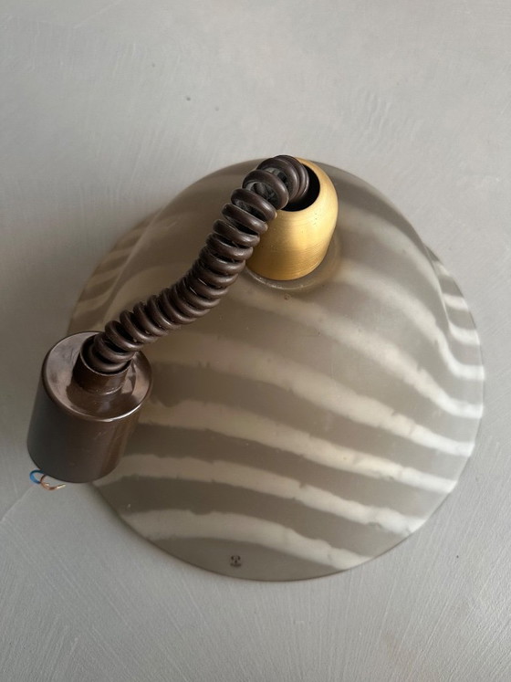 Putzler Lampada da tavolo, Vetro a strisce a forma di fungo, Peill & Putzler, Lampade da tavolo, Bianco (foto 3 di 15)
