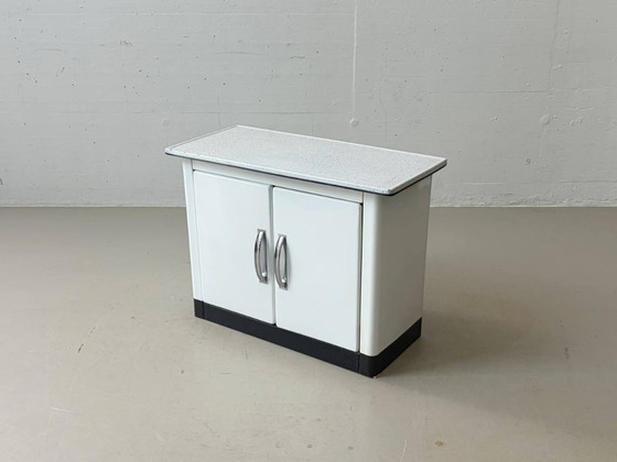 Image 1 of Metal sideboard / kitchen cabinet in industrial style, 1950s