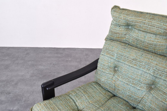 Image 1 of Deense loungestoelen en salontafel uit het midden van de 20e eeuw, jaren 70.