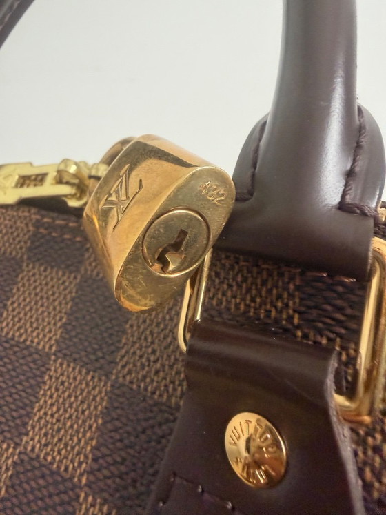 Bolso Louis Vuitton Alma PM – Damier Ebene | De segunda mano | Set completo de coleccionista (photo 15 of 22)