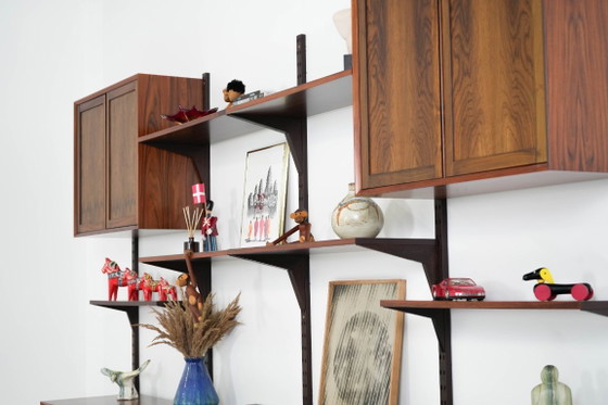 Modulaire stellingen van palissanderfineer van Poul Cadovius, Denemarken, jaren 70. – Wandkast, Mdf (photo 10 of 27)