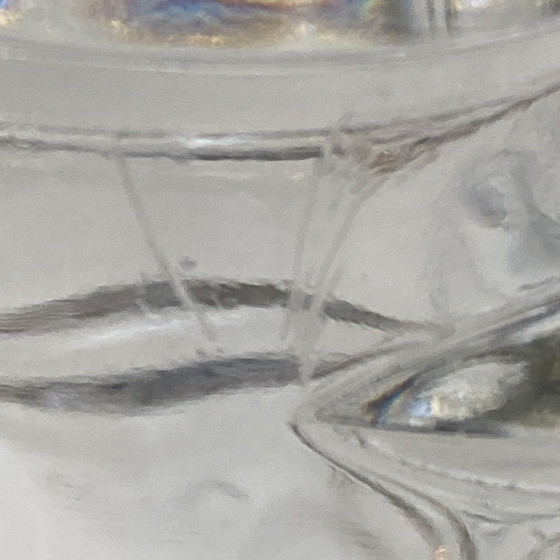 Image 1 of Grand vase en verre vintage 70’S travail italien 