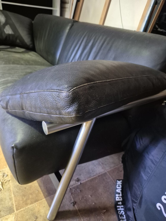 Image 1 of Montis Tango Vintage Sofa Black Leather