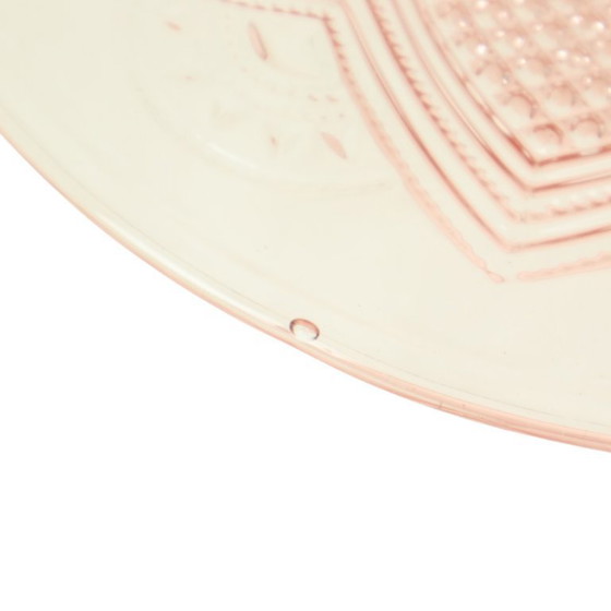 Image 1 of Vintage Roze Taartschaal Stermotief