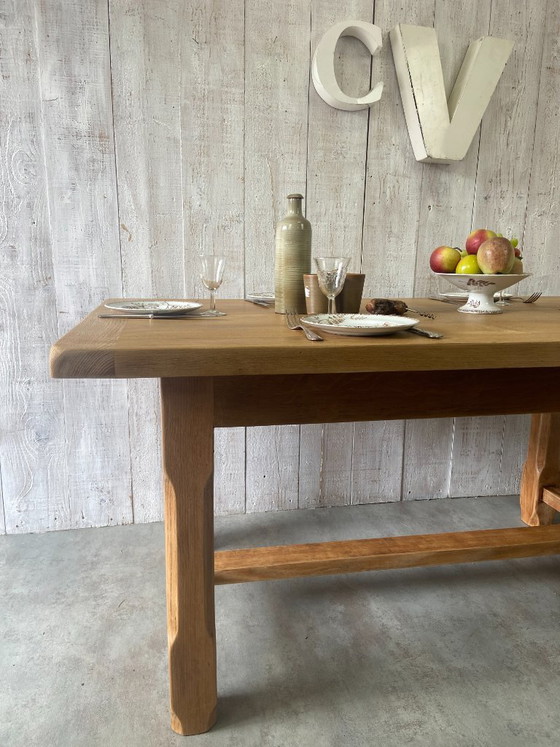 Image 1 of Oak farmhouse table 160x90cm