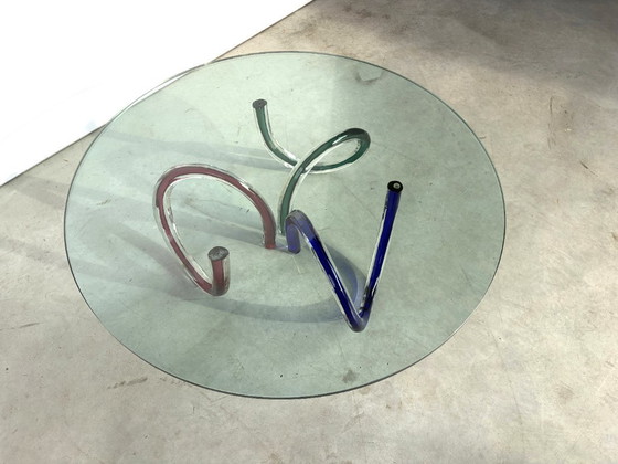 Tavolino da caffè in vetro di Murano di Maurice Barilone, anni '80 – Roche Bobois, Tavolini da caffè (photo 8 of 11)