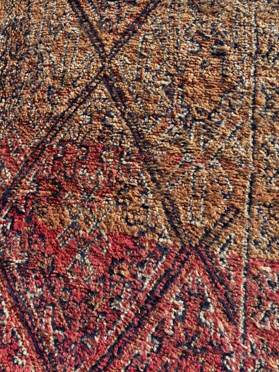 Image 1 of Vintage Moroccan Boujad Rug 200 x 350 cm – Rare Collector’s Piece – Handwoven Wool Carpet – Perfect Condition