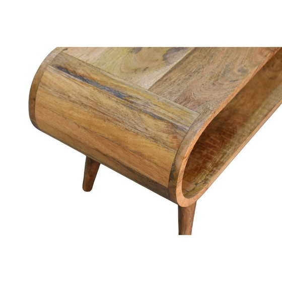 Image 1 of Salontafel in Mangohout met Eikenhouten look