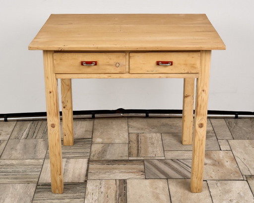Vintage Wooden Table, 1940s, Czechoslovakia – eettafels (photo 2 of 14)