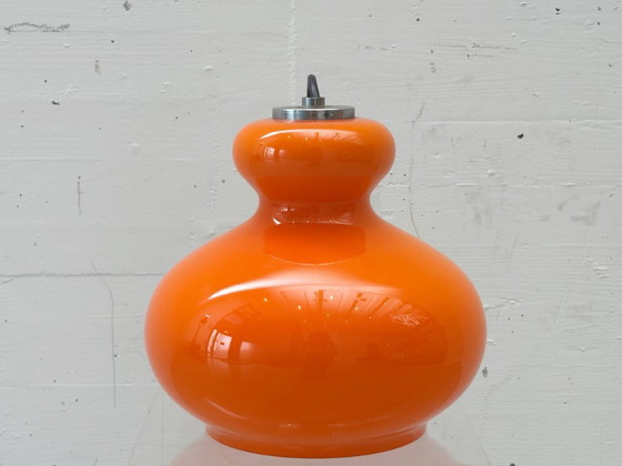 Image 1 of Peill & Putzler pendant lamp made of opal glass, Germany, 1970s