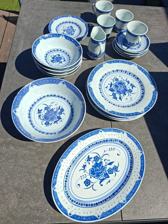 Image 1 of Servicio de arroz Jingdezhen de primera calidad de 11 piezas + 10 artículos adicionales GRATIS