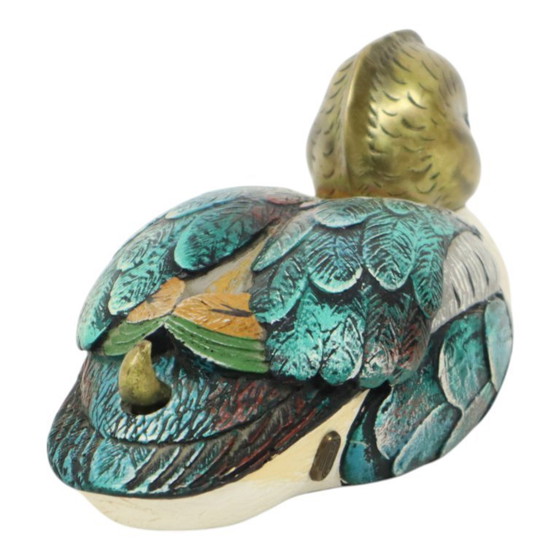 Image 1 of Vintage Duck Statue Malevolti Italy