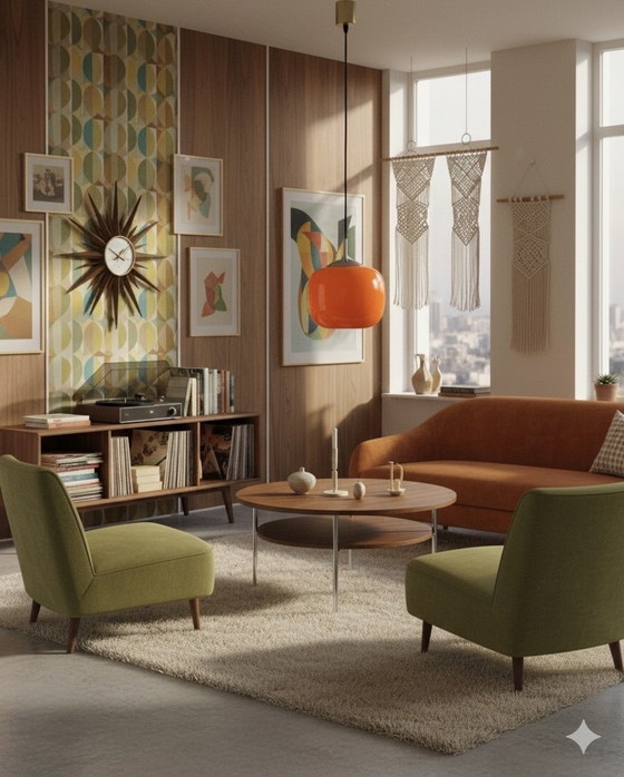 Image 1 of Lampada a sospensione in vetro soffiato in stile spaziale degli anni '70