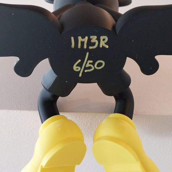 Image 1 of Figurine Big Black Mickey Mouse inspirée de Banksy, cadeau de Noël Julklapp, street art