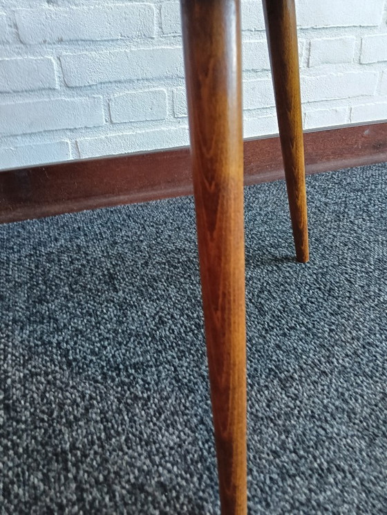Wooden kidney-shaped side table from the 50s/60s (photo 14 of 15)