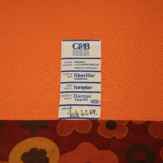 Image 1 of Divano Amanta – Mario Bellini per C&B Italia, 1969