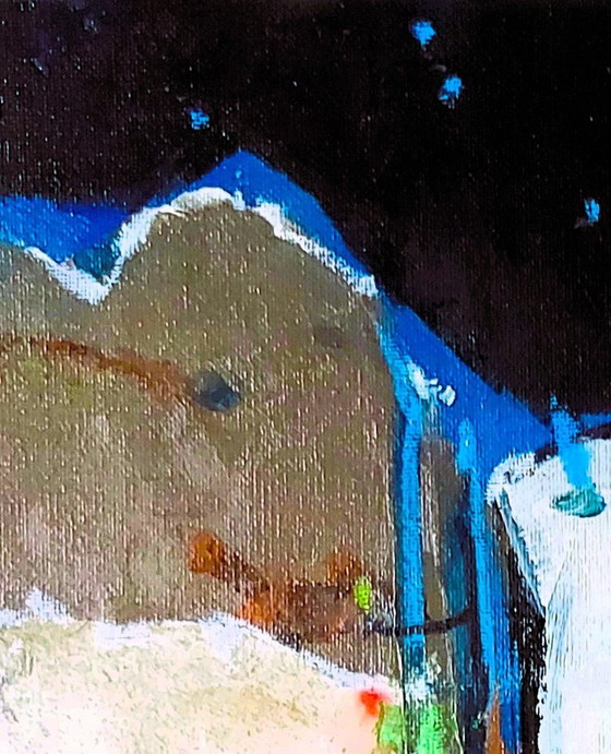 Cliff - Painting - Acrylic Mixed Techniques – Paintings & Drawings, Canvas (photo 3 of 5)