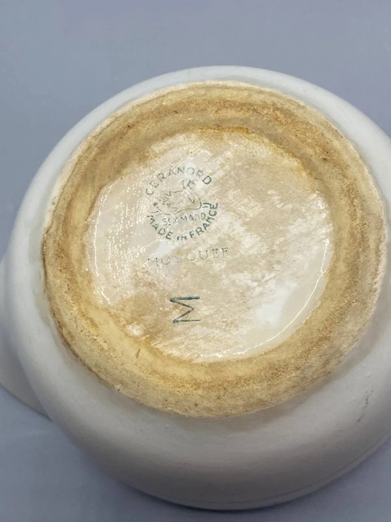 Céranord Saint-Amand Faience Sauce Boat, Mosque Decor, Art Deco – Decorative Objects (photo 5 of 6)