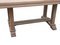Vintage French Trestle Farmhouse Dining Table in Oak by Master Cabinetmakers Postaire, 1940s (photo 5 of 10)