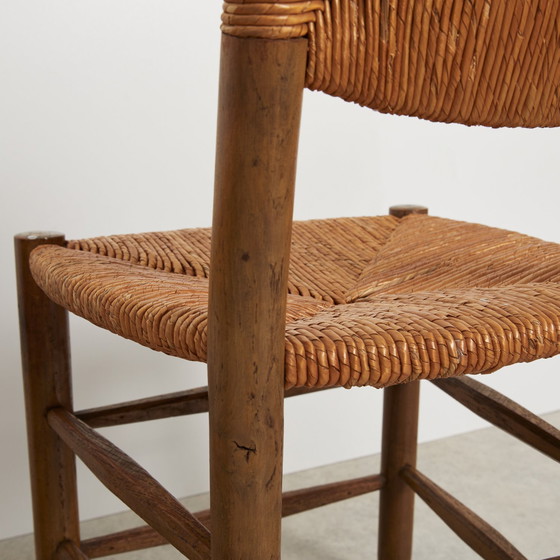 Image 1 of Charlotte Perriand Bauche Nr. 19 Stühle, Frankreich, 1950er Jahre