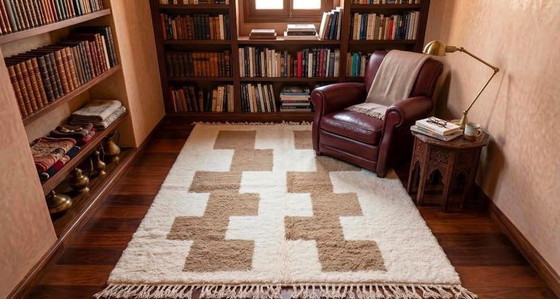 Authentiek traditioneel handgemaakt tapijt van puur wol, 250/350 cm – Alberto Bazzani, Vloerkleden en tapijten (photo 6 of 7)