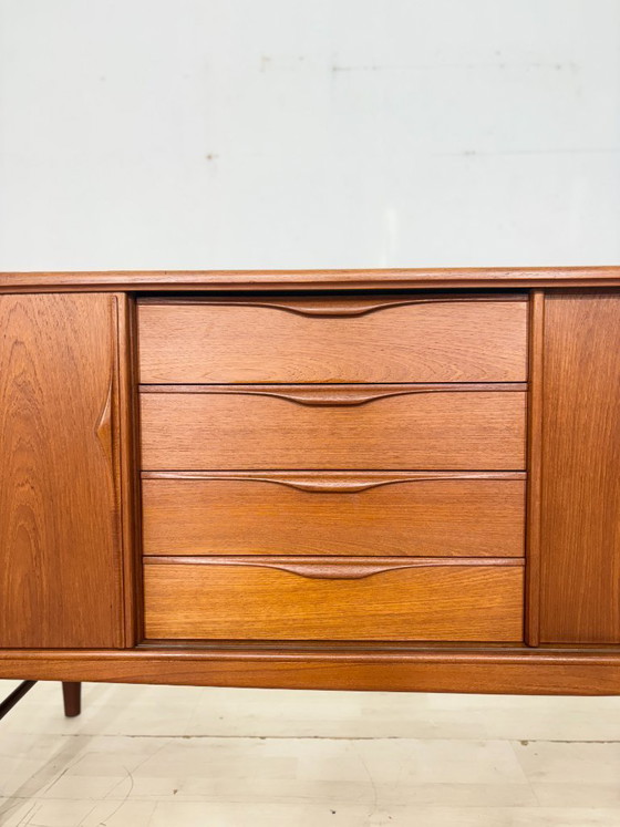 Image 1 of Prachtig teakhouten dressoir uit het midden van de eeuw van Heinrich Riestenpatt – RT Möbel model RT272