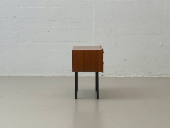 Image 1 of Mid-century bedside table with two drawers, 1950s