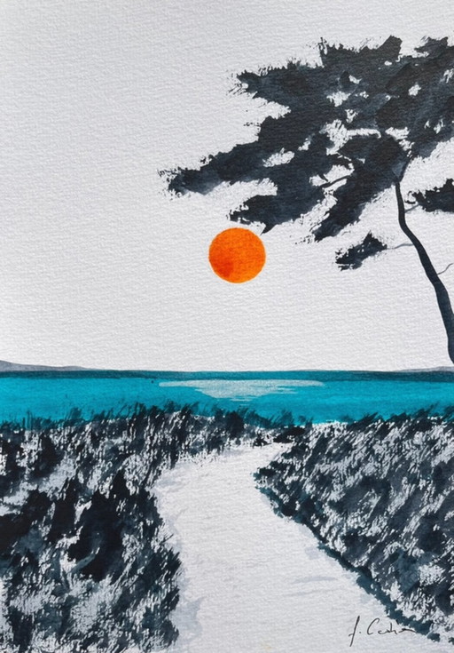 Esquisse d’artiste 21x15cm