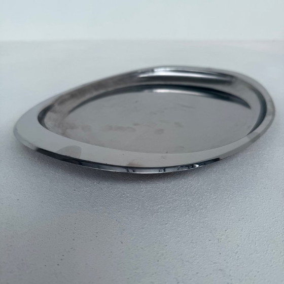 Image 1 of Vassoio Alessi in acciaio inox, piatto da portata L41cm