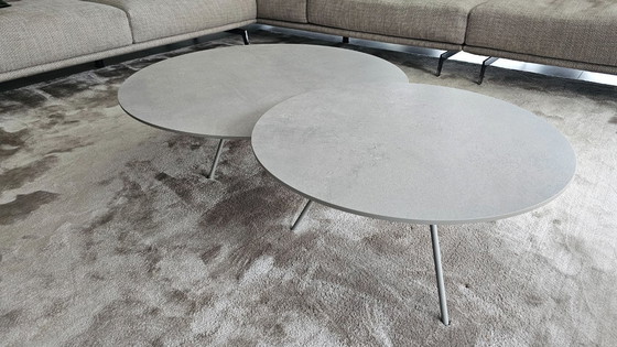 Image 1 of Round coffee table 100 cm concrete look