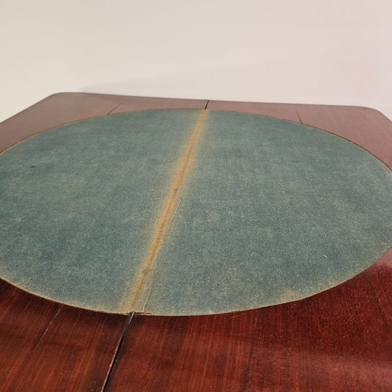 Image 1 of 🪑 Mesa de juego antigua inglesa de caoba – con un acabado refinado