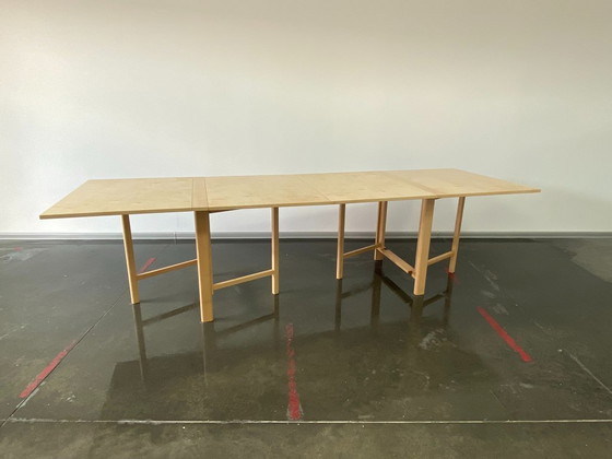 Image 1 of Maria Flap Folding Dining Table by Bruno Mathsson for Firma Karl Mathsson