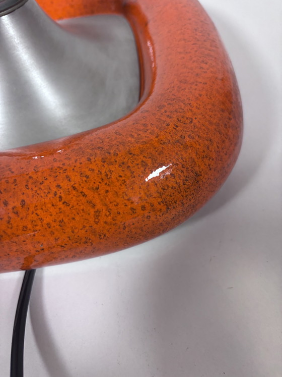 Zeldzame Kaiser Leuchten Wandlamp Model 11/0039 Klaus Hempel Space Age – Wandlampen, Ceramic, Aluminium (photo 7 of 14)