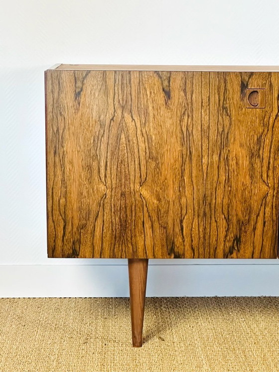 Image 1 of Scandinavian rosewood sideboard with tapered legs, 1960